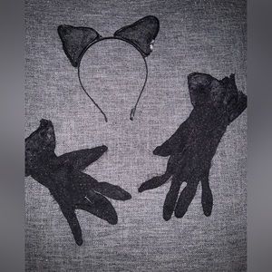 LA SENZA CAT EARS AND GLOVES